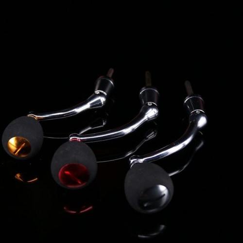 渔轮摇把 纺车轮全金属摇柄 摇臂  渔轮配件 海竿轮折叠EVA手把