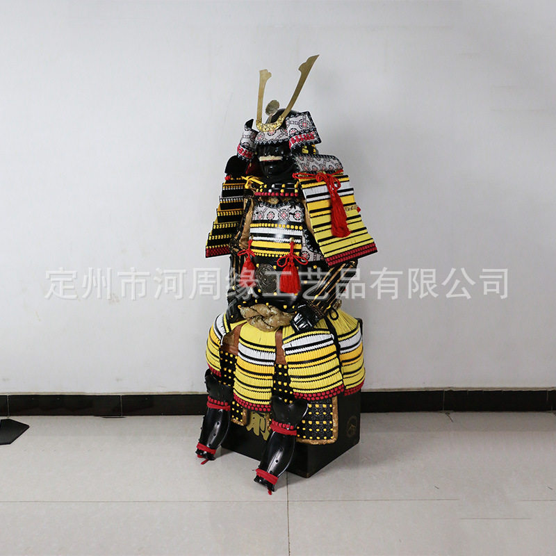 日本武士盔甲日本甲胄日式餐厅料理店寿司店装饰可穿戴影视道具