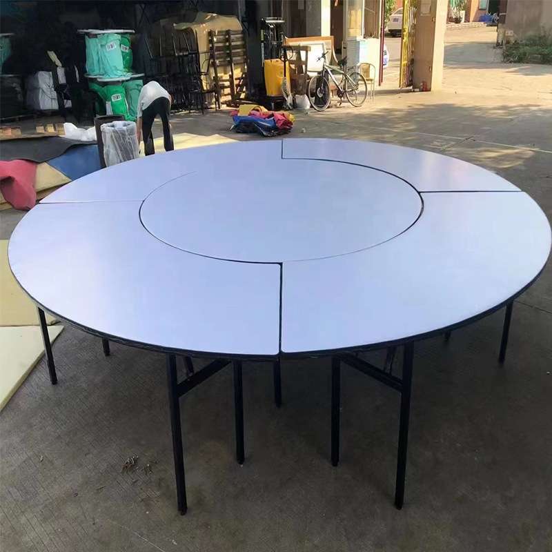 rectangular banquet table iron folding banquet dining table