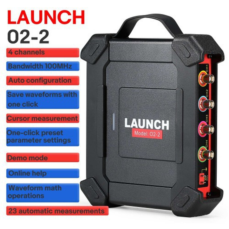 Launch O2-2 Scope Box Oscilloscope  4通道带100MHz示波器模块