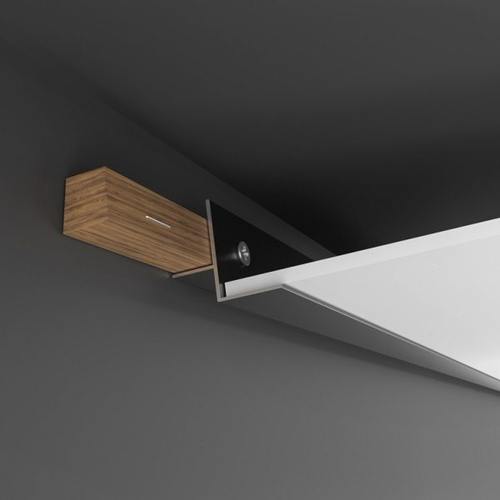 收边条吊顶条铝合金属条板材收口条阴角压条封边条装饰条包边白色