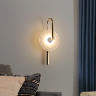 轻奢新款壁灯充电款个性创意艺术客厅玄关楼梯过道卧室床头壁挂灯