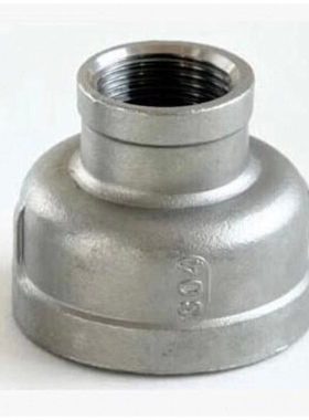 304不锈钢变径异径内丝 大小头/大管箍 DN65 DN80 DN100大管接头