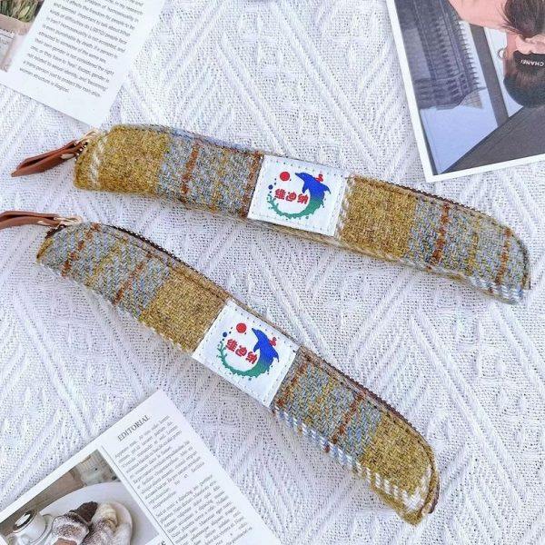 维迪纳钢笔袋新羊绒粗花呢签字笔袋桌面笔盒商务用品电容笔保护套,文具电教/文化用品/商务用品,笔袋,淘宝优惠券,粉丝福利购,淘宝优惠卷