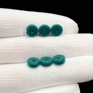 雪巴琉璃珠直切隔片圆珠腰珠星月猴头配饰松石南红蜜蜡西藏老料器