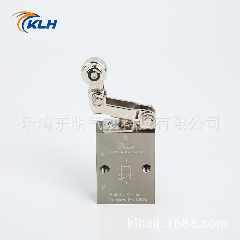 批发  二位三通S3系列单向滚轮型 机械阀 S3L-08凸轮滚轮型