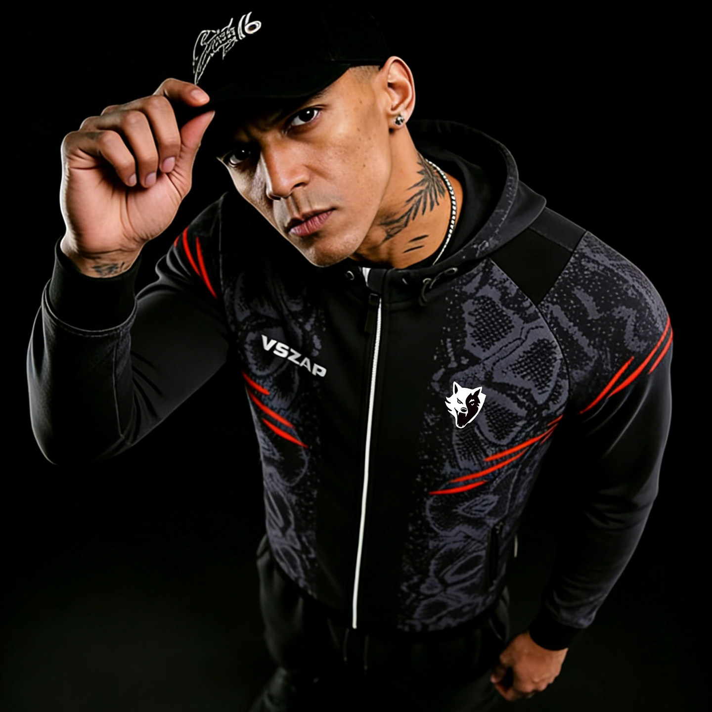 VSZAP秋冬运动训练卫衣男新款外套户外休闲帅气大码潮流质感男装