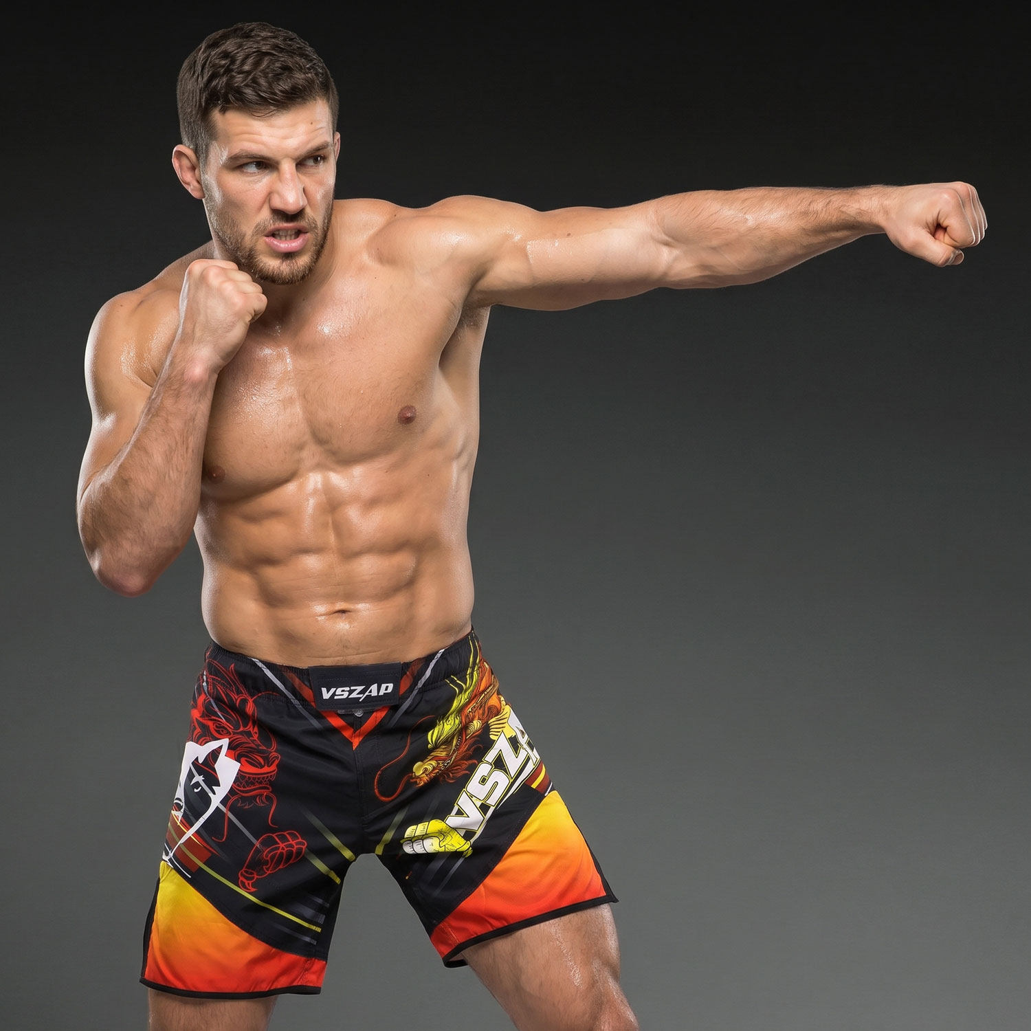 VSZAP男士速干耐磨MMA短裤