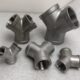 304不锈钢y型三通铸件 水管内丝螺纹Y型接头三通 三路三叉