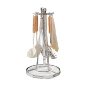 甄选厨房置物架可旋转锅铲架饭勺漏勺支架铲勺汤勺收纳架多功能厨