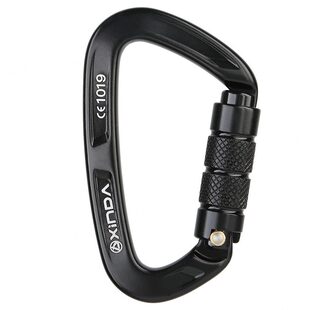 甄选欣达Xinda登山扣户外攀岩装备快挂扣主锁登山速降安全扣D型锁