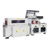 甄选边封机热收缩包装 全自动封切机文具套袋塑封膜包机POF收缩 机