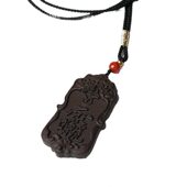 甄选古法合香紫薇讳虎头令牌饰品吊坠道家用品法器挂件用品随身香