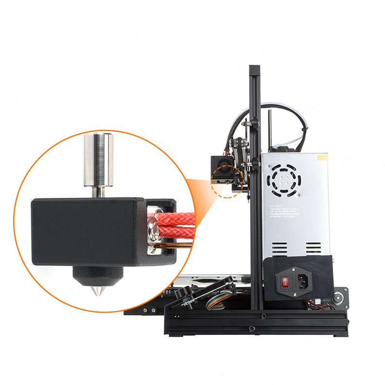 甄选启庞3D打印机配件 Ender3S1精灵喷头热端套件 耐温镀铜DIY套