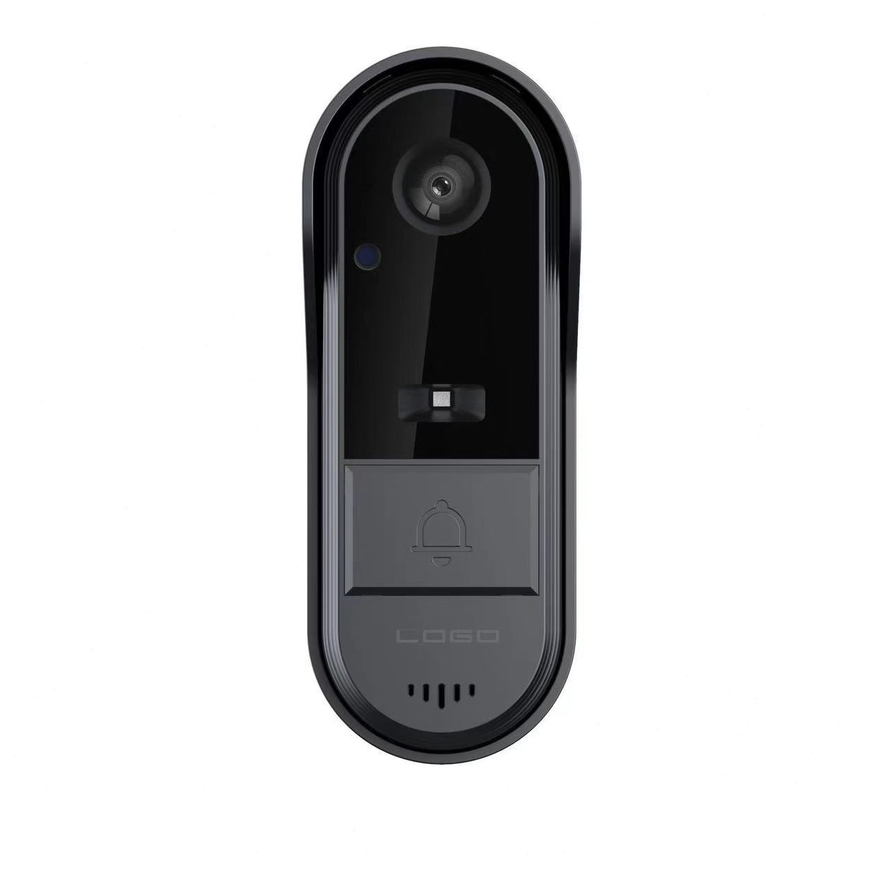 甄选智能无线可视门铃防水4.3寸显示屏 WIFI家用远程监控双向对讲