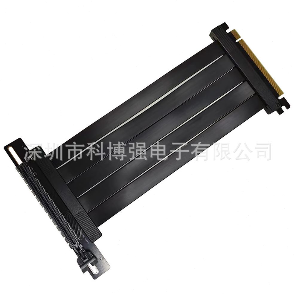 甄选全速无损PCIE4.0 X16显卡延长线 90度电脑竖放机箱转接线