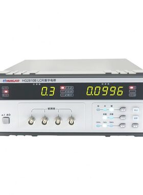 甄选常州汇HG2810B/A数字电桥精度元件电阻电容电感LCR电桥测试仪