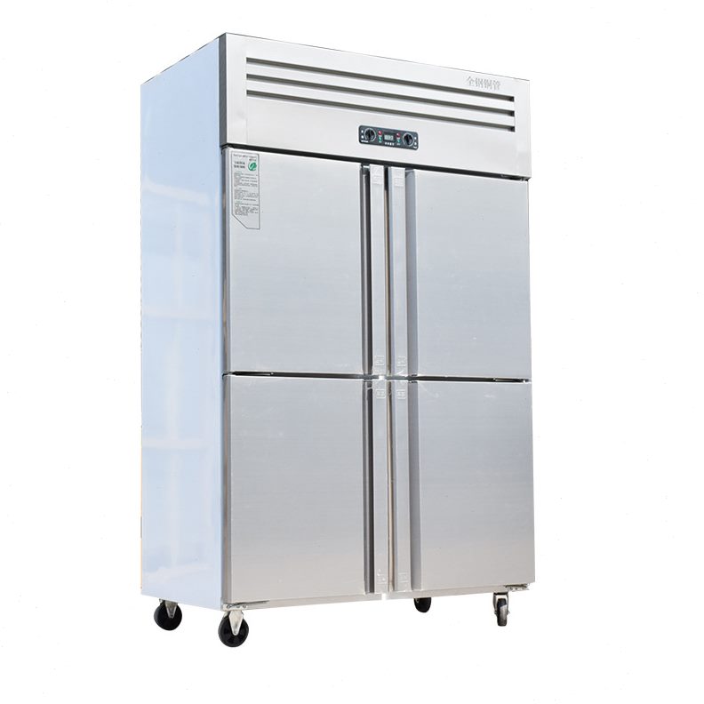 甄选四门冷柜 商用冷藏柜冷冻柜立式保鲜四门冷柜双温柜 冷藏保鲜