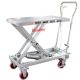 甄选液压150kg不锈钢手推车不锈钢平台车手动升降小平台sus304推