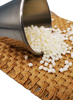 甄选HIPS防静电本色母粒配色抗静电GPPS透明蓝底白底蓝色托盘防静