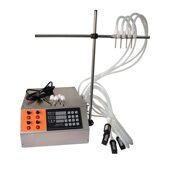 甄选简易半自动四头蠕动泵定量防腐蚀洁厕液灌装 机小型多头液体灌