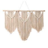 甄选三节棍棉绳挂毯 手工编织流苏 波西米亚风挂毯家居背景墙挂饰