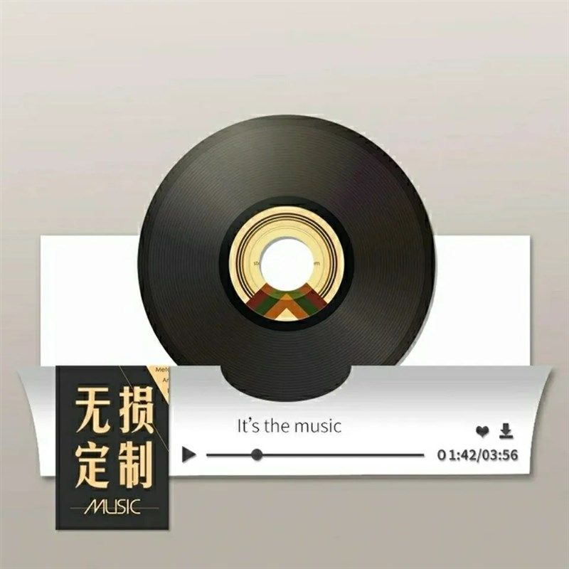 车载cd碟片制作自选歌曲下截定制汽车光碟无损高音质黑胶光盘刻录