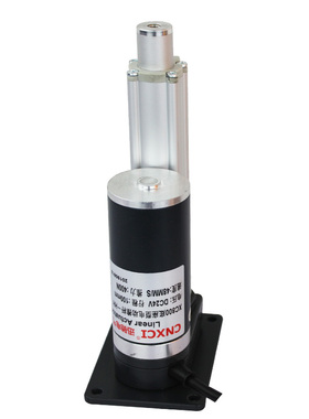 XC80c0平底座型小电动推杆直流微型伸缩杆直线推拉垂直升降电机