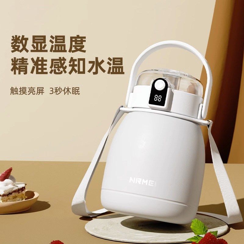 吨吨桶大肚保温杯大容量1000毫升316不锈钢带茶隔温显吸管水杯子