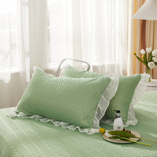 少女心凉感丝夏被四件套雪纺纱乳胶床裙凉席三件套空调夏凉薄被子