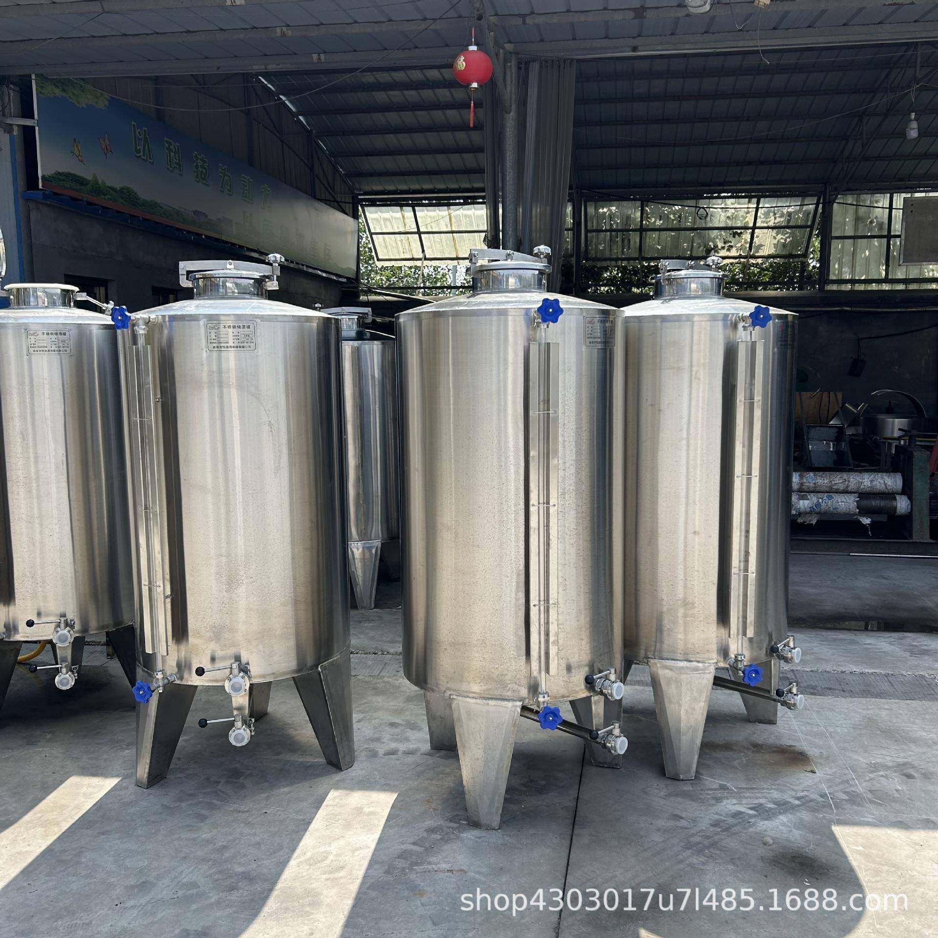 500升不锈钢储油罐立式1000斤花生油橄榄油储存罐食用油储油桶