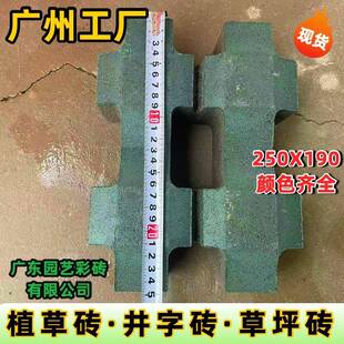井字砖植草砖停车位地面砖书池砖250*190广州工厂空心砖轻质砖