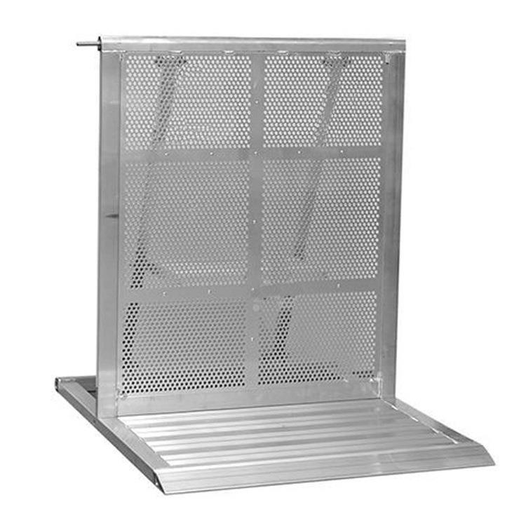 防爆栏铁马防暴铁马银色铝合金防爆栏演出用拒马拒马护栏