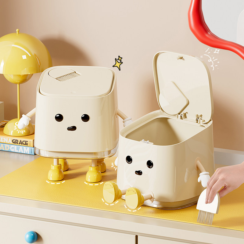 桌面垃圾桶2026新款家用高颜值可爱迷你小纸篓办公室书桌宿舍桌上,家庭/个人清洁工具,垃圾桶,淘宝优惠券,粉丝福利购,淘宝优惠卷
