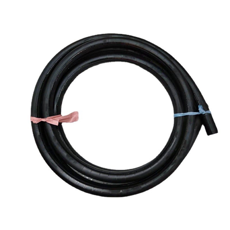 高压钢丝缠绕胶管总成煤矿用橡胶管油管总成液压接头钢丝胶管总成