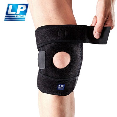 LP 733 KM CA 双弹簧支撑型护膝 网排足篮羽毛球运动半月板护具髌