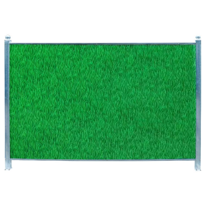 市政地铁钢结构工程小草彩钢泡沫夹心板夹心围栏小草铁皮围挡