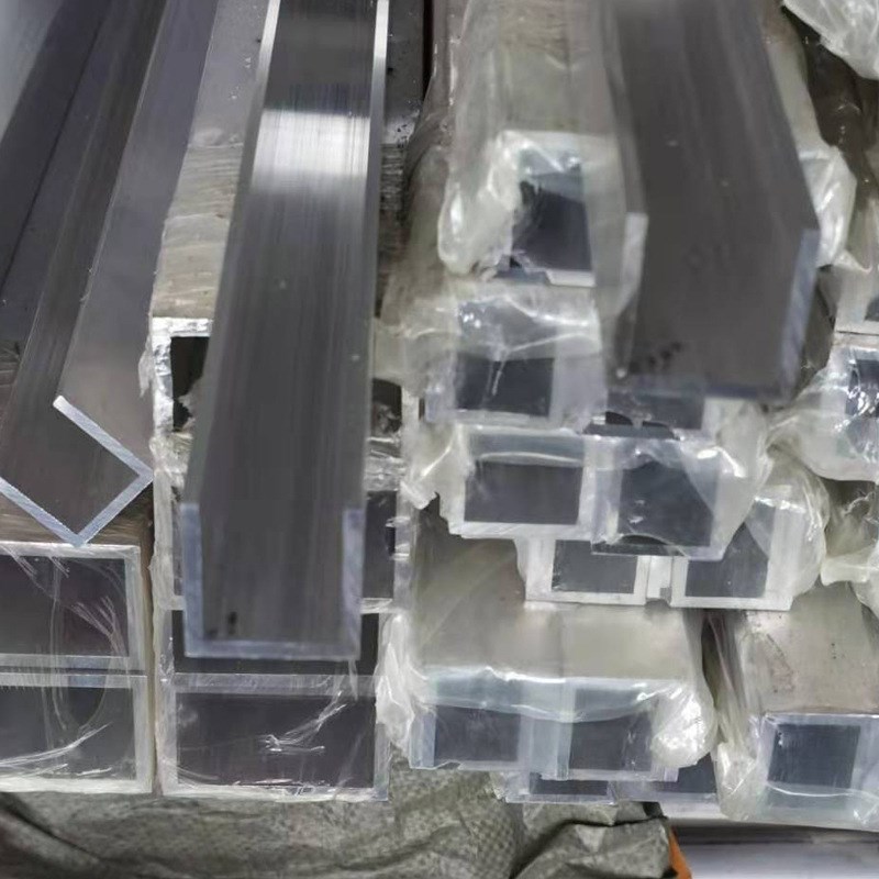 100*50槽铝U型铝凹槽条内卡槽导轨80*40 75*40 50*50 50*30 40*40