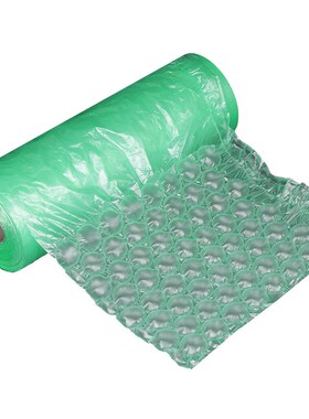 新款绿色葫芦膜 卷装大泡泡充气包装膜气泡袋 快递打包防震气泡膜