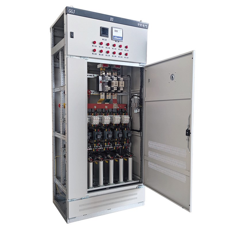 GGJ低压电容柜无功功率自动补偿柜低压开关补偿柜成套配电电容柜