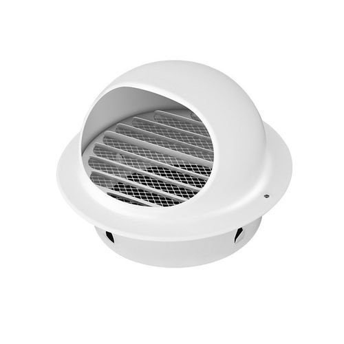 烤漆防雨防风罩圆格栅盖风口外气口新风管罩通风帽外墙不锈钢风帽