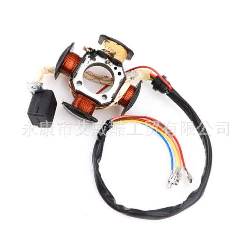 摩托车配件CG-125CC 4级发动机定子磁电机线圈点火