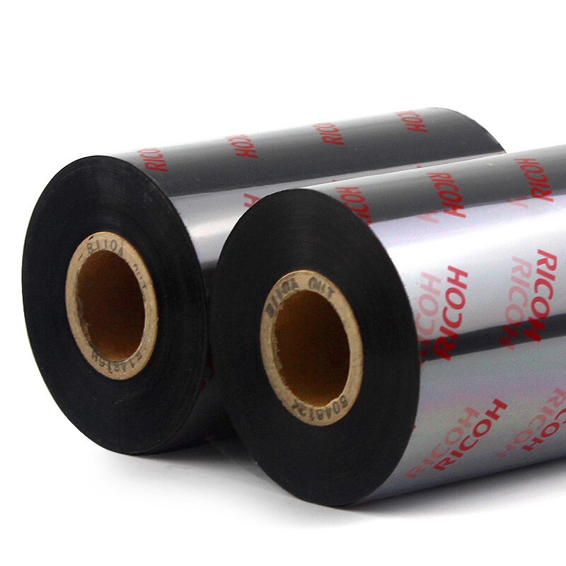 RICOH理光B120HS全树脂碳带覆膜5060708090100110mm*300m耐刮色带