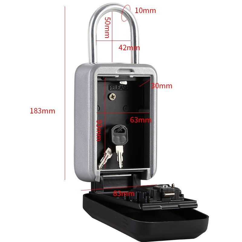 6E3X免安装壁挂式钥匙盒储物盒户外民宿密码钥匙盒金属密码挂锁钥,基础建材,挂锁/指纹挂锁,淘宝优惠券,粉丝福利购,淘宝优惠卷