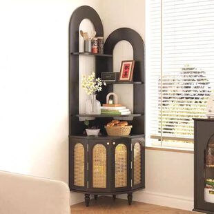 酒柜客厅靠墙置物架2024新款沙发旁边的边柜置物柜高款电视侧边柜