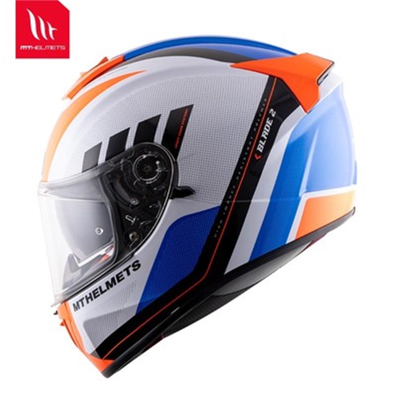 西班牙MT头盔摩托车男全盔复仇刀锋2H跑车四季安全帽个性机车双镜