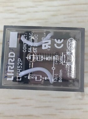 LIRRD利尔德中间继电器LHH52P HH54PL HH53P 220VAC 24V带灯DC12V
