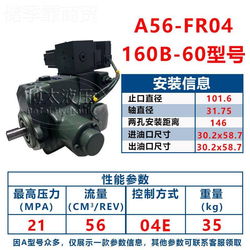 油研注塑机油泵A56-F6R04E10B-60 70BOTAI-FR04EA17 A145-5FR04E