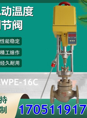 ZZWPE-16C电动温控阀温度比例调节阀恒温阀蒸汽导热油防爆温控阀