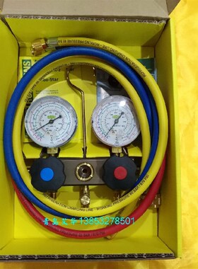 R22压力表组空调加液双表BM2-6-DS-R22高低压表威科原装